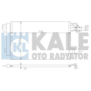 KLIMA RADYATÖRÜ 8FC351343131 (668X451X16 MM) DEL CF20212