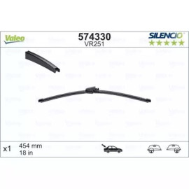 SILECEK SÜPÜRGESI ARKA SWF ( 455 MM ) (MUZ TIP) (ÇIFT KAPILI) VAL 119503