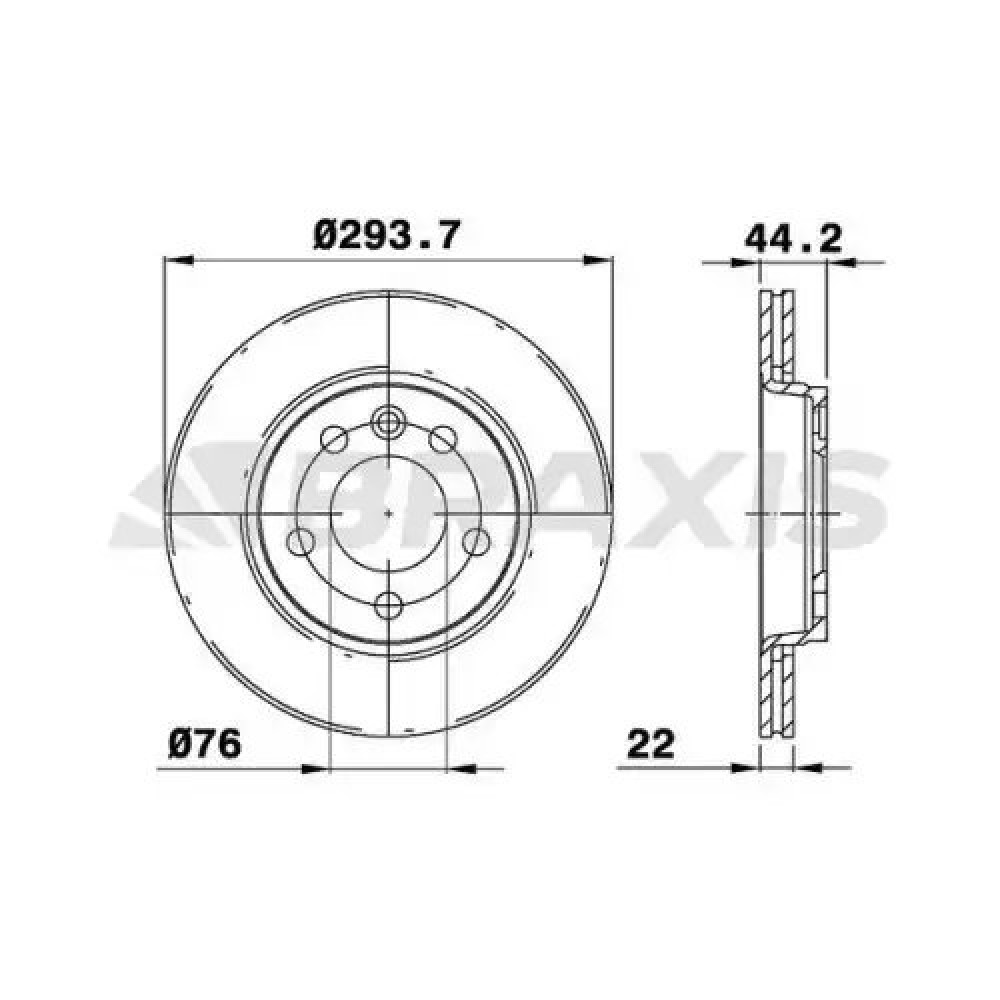 FREN DISKI ARKA 28682 / DDF1286 / DF4312 (TAKIM FIYAT) DEL BG3893