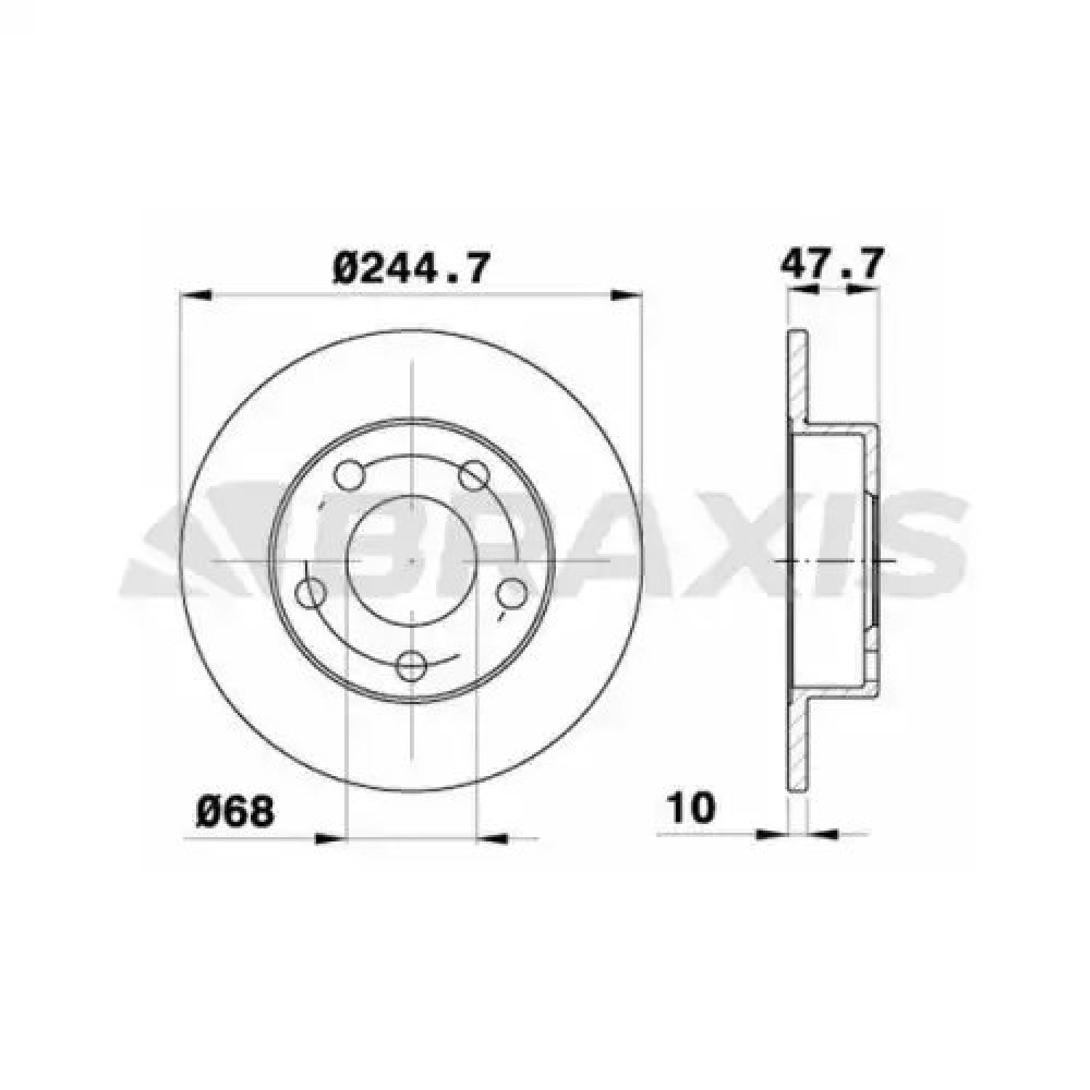 FREN DISKI ARKA QUATTRO TRW DF4026