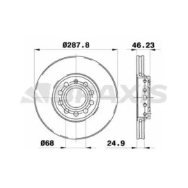 FREN DISKI ÖN 08352-DDF1706-DF2652 (ADET FIYAT) GDY 103197 FREN DISKI ÖN 08352-DDF1706-DF2652 (ADET FIYAT) GDY 103197