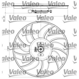 FAN MOTORU SOL (8EW 351 044-351 (40 mm) VAL 696240 FAN MOTORU SOL (8EW 351 044-351 (40 mm) VAL 696240