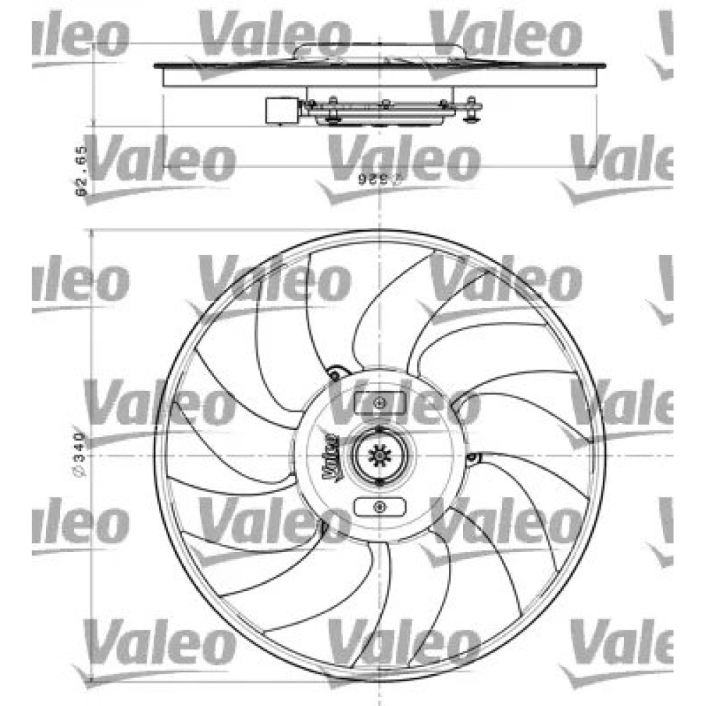 FAN MOTORU BHR CFF 33 000S