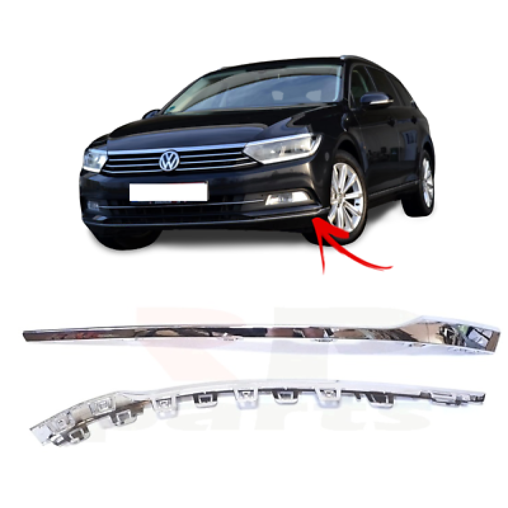 TAMPON ÇITASI ÖN SAG KROM VW 3G08532542ZZ